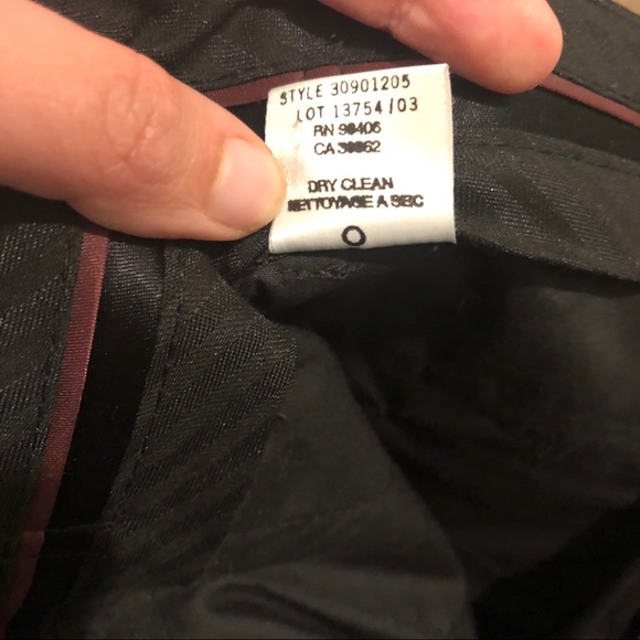 Theory Wool Boot Cut Work Pants Black - Picture 6 of 6